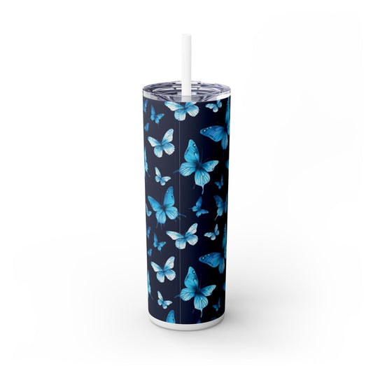 Blue Butterfly Tumbler