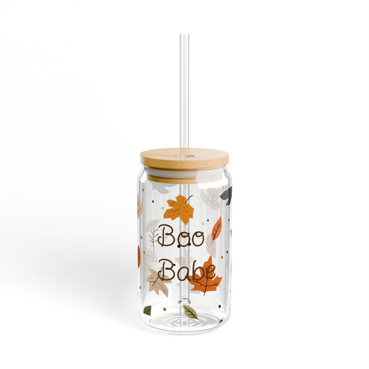 Fall Season Sipper Glass