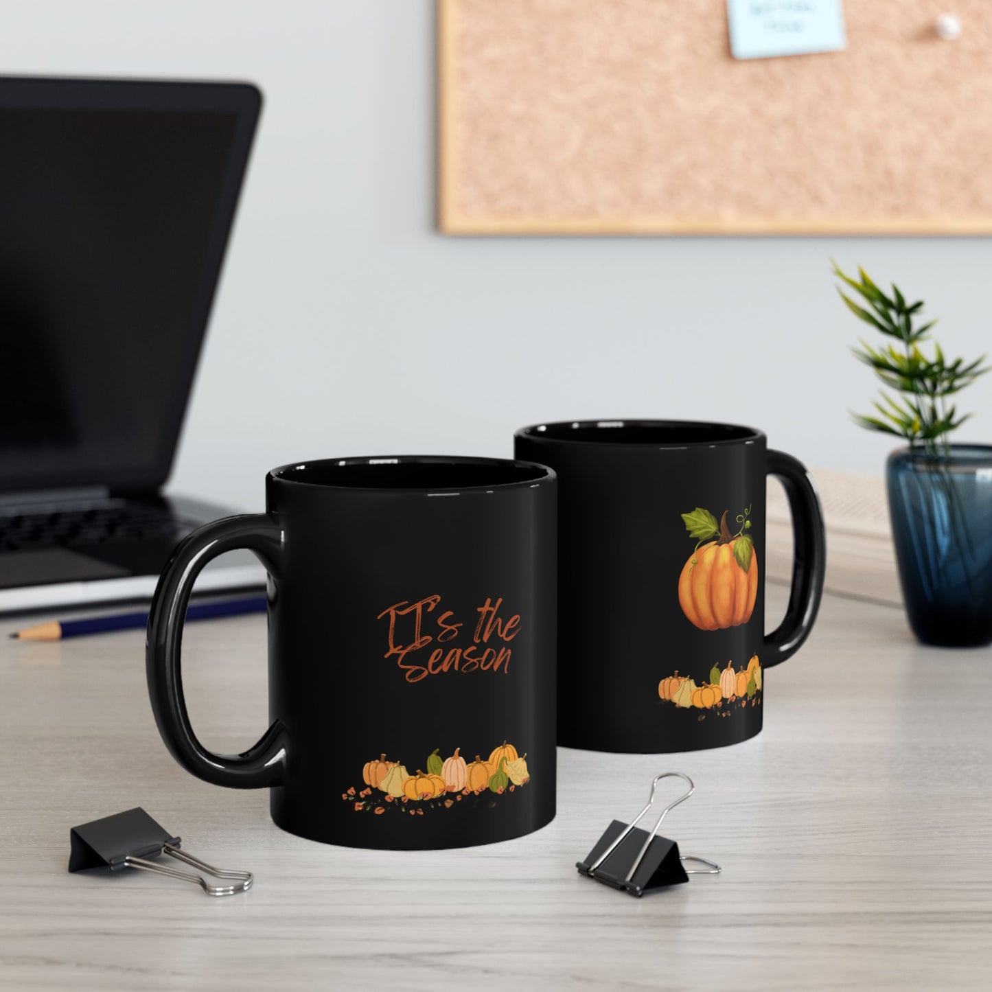Black Mug Pumpkin