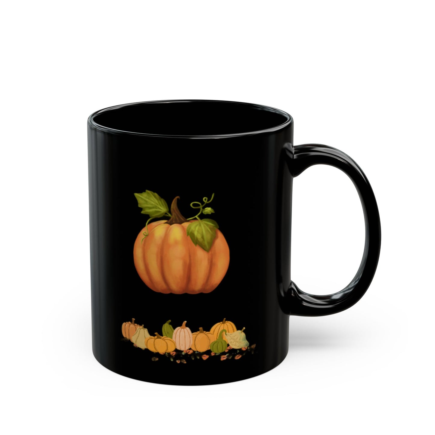 Black Mug Pumpkin