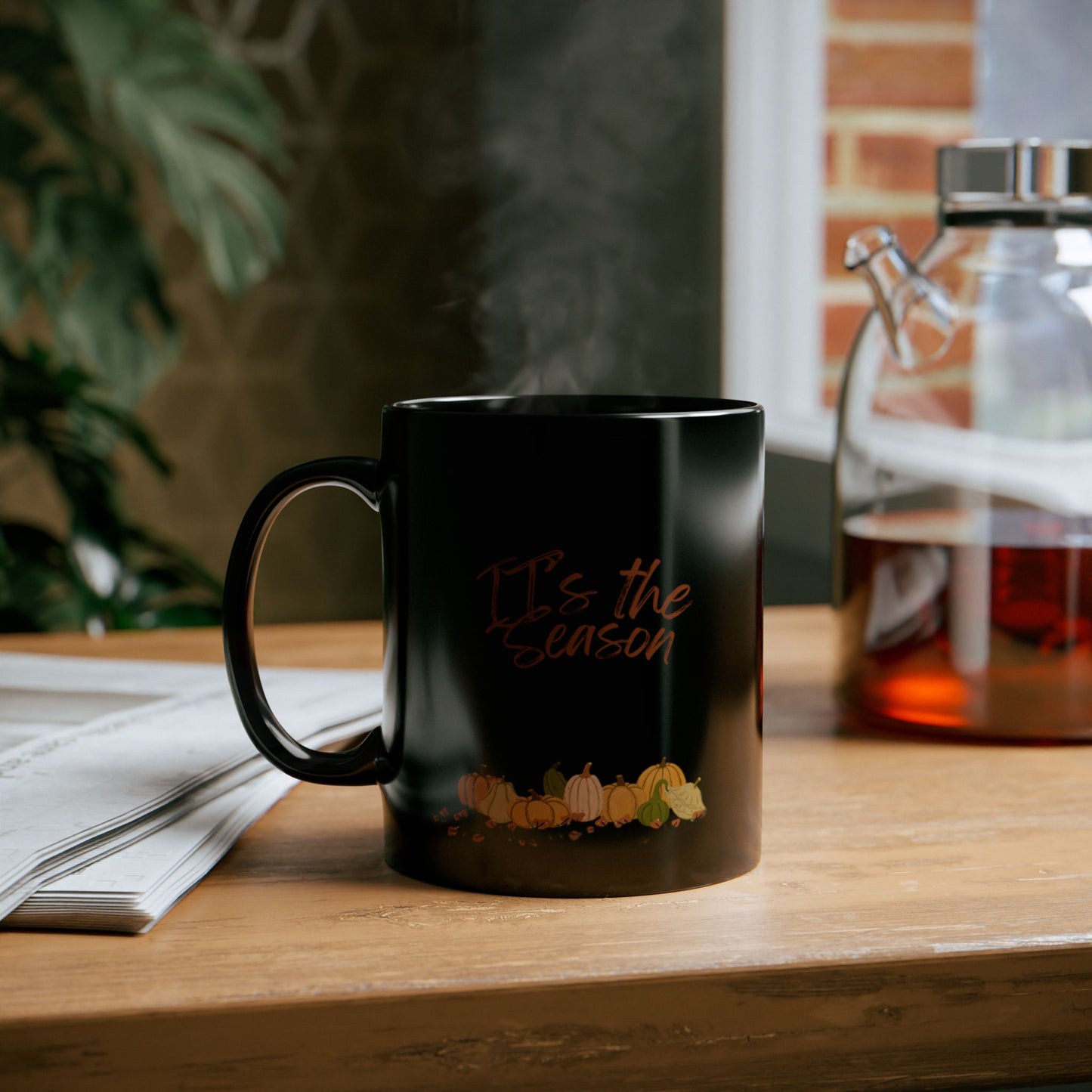 Black Mug Pumpkin