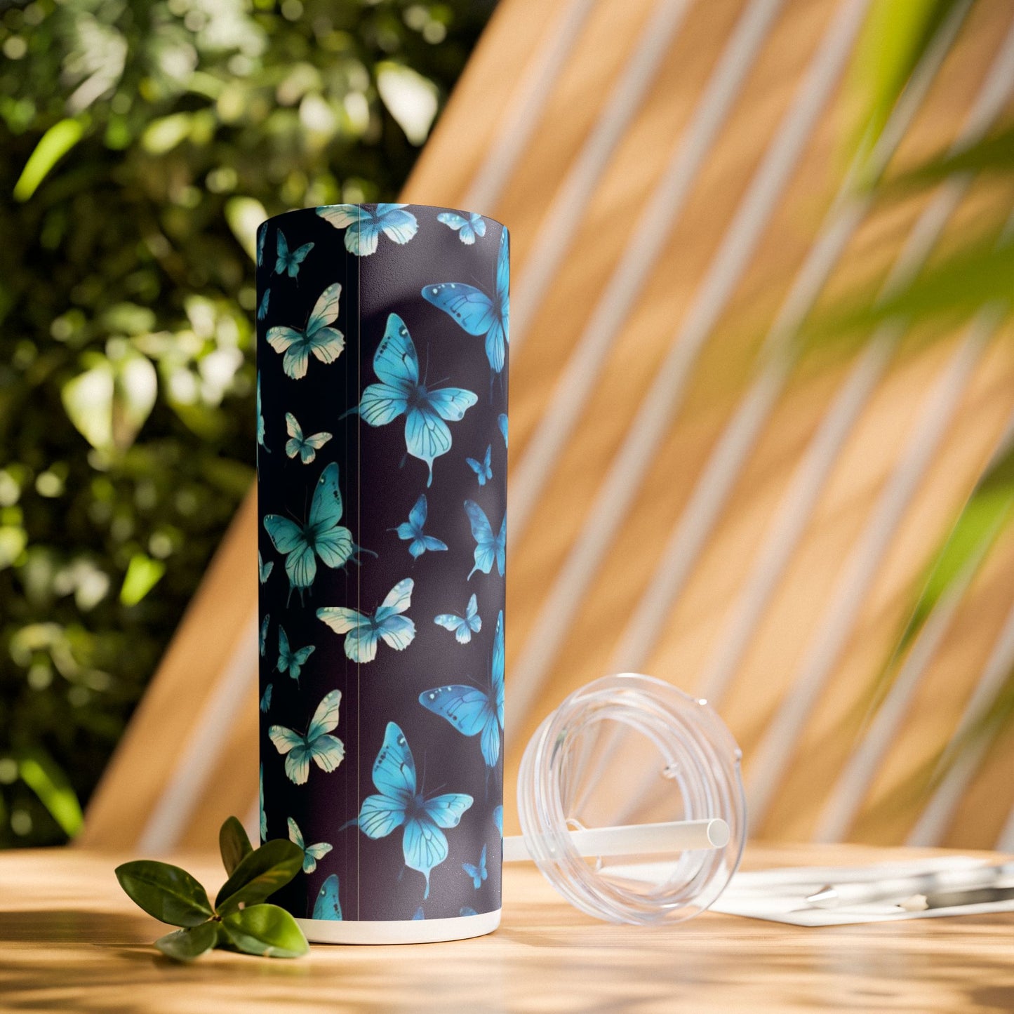 Blue Butterfly Tumbler