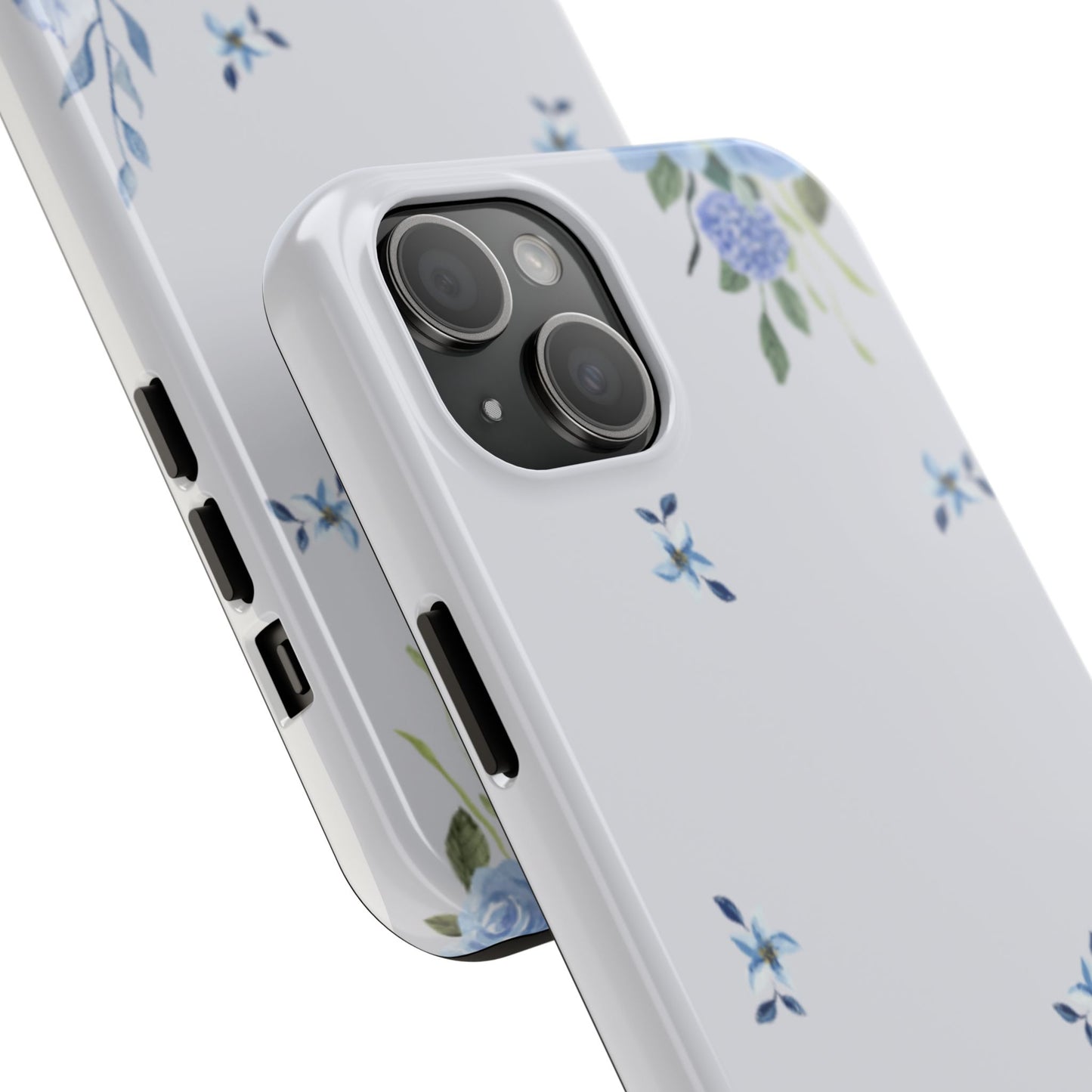 Blue Flowers Tough Phone Case