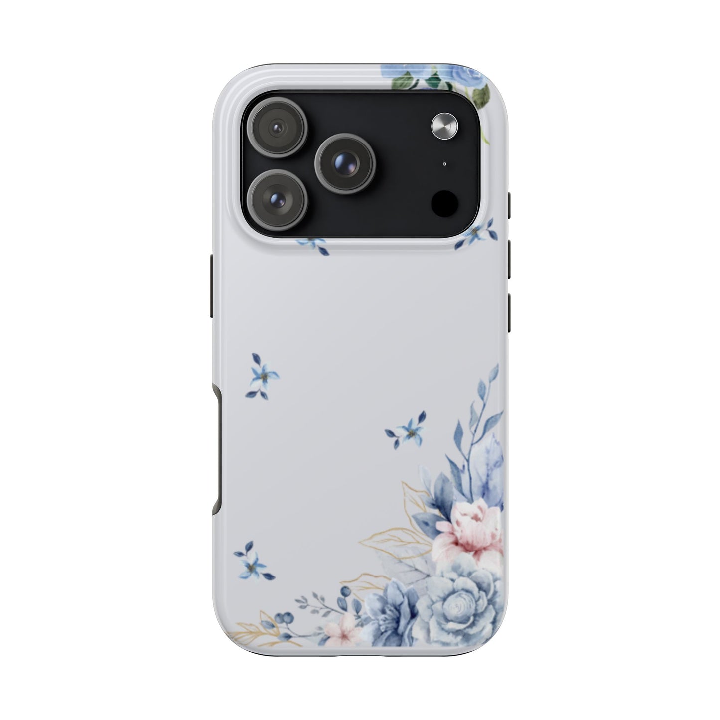 Blue Flowers Tough Phone Case
