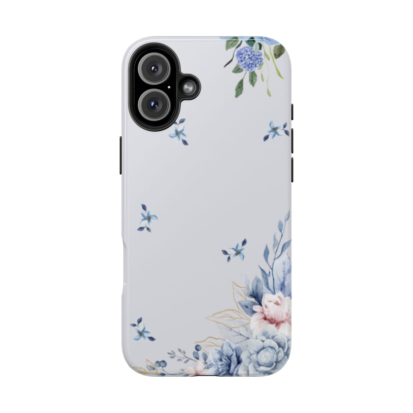 Blue Flowers Tough Phone Case