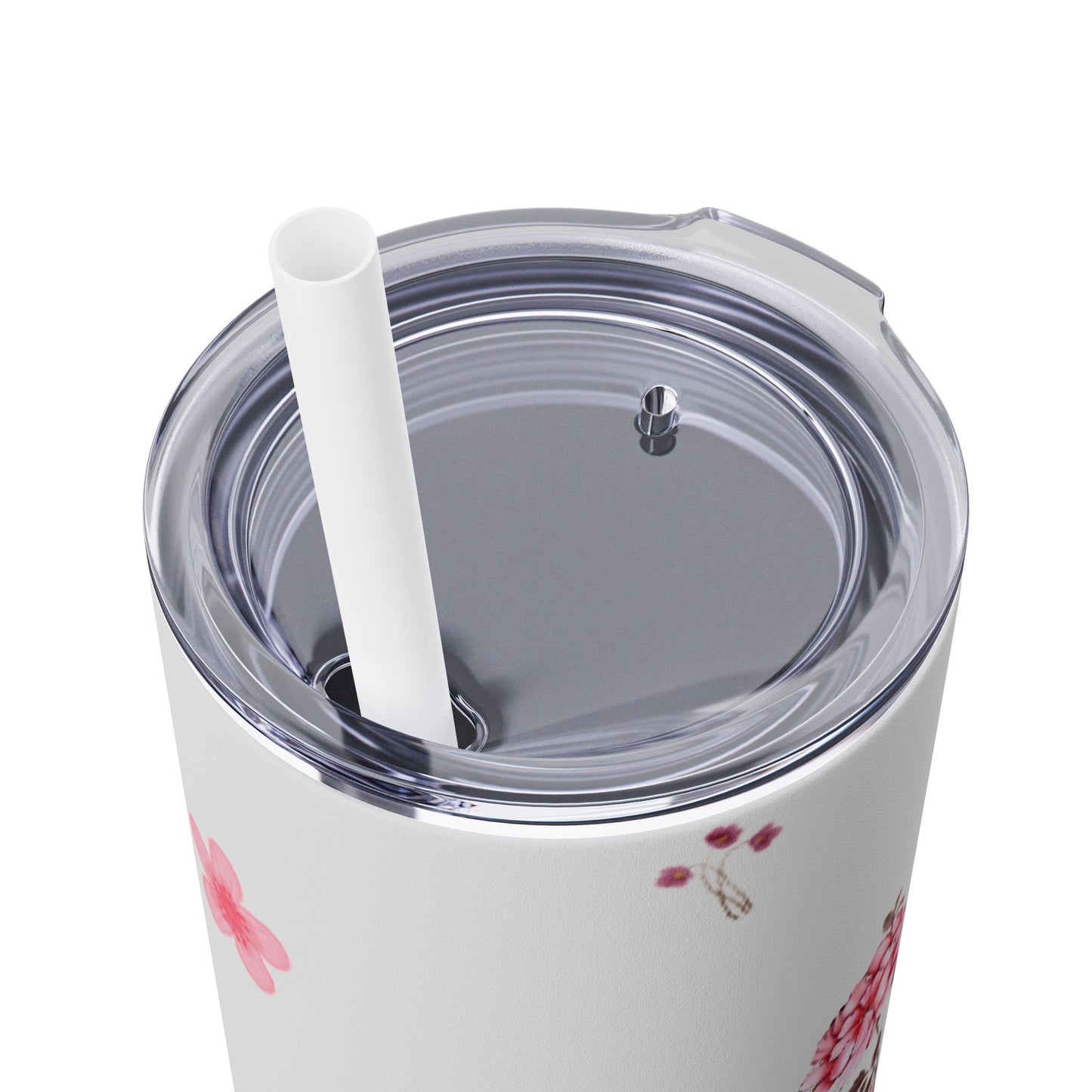 Aries Skinny Tumbler with Straw