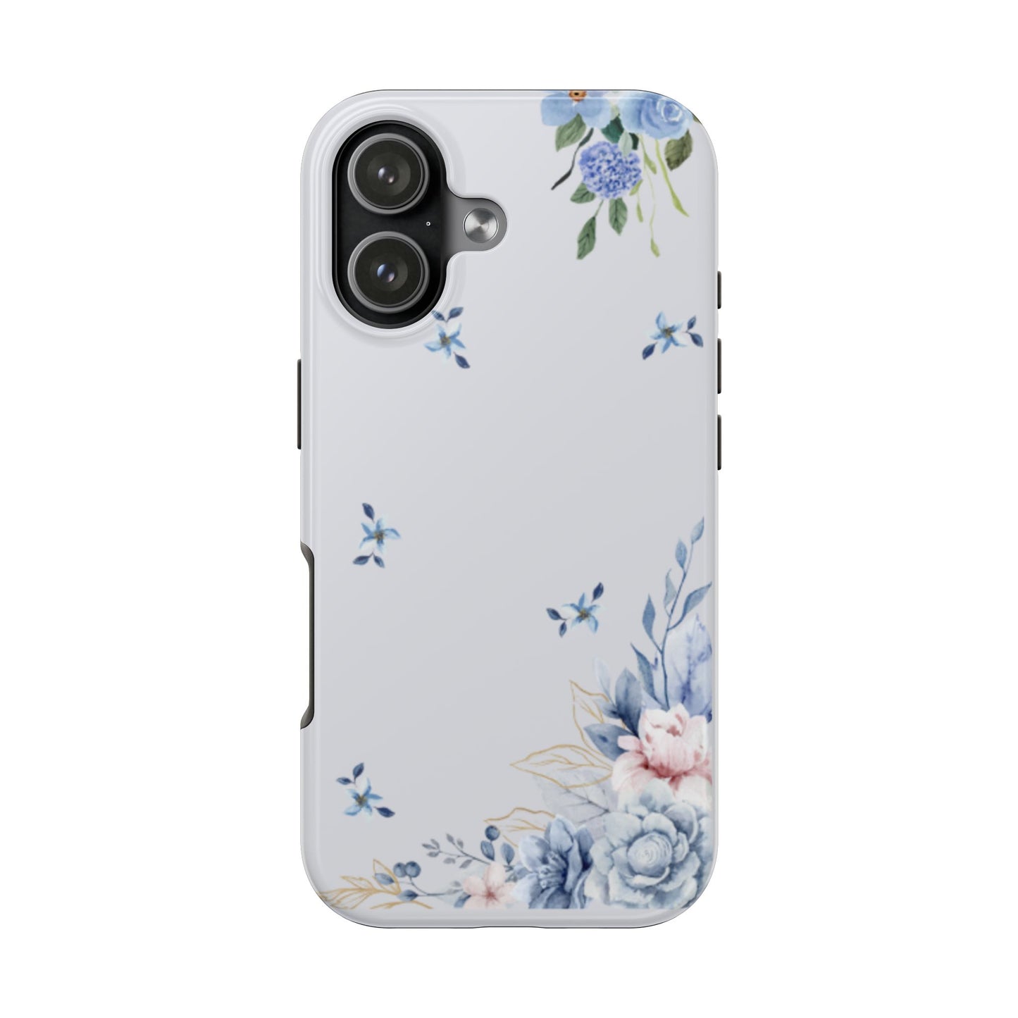 Blue Flowers Tough Phone Case