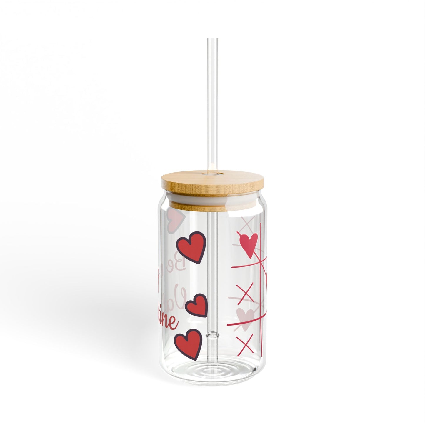 Valentine's Day Sipper Glass, 16oz for Her
