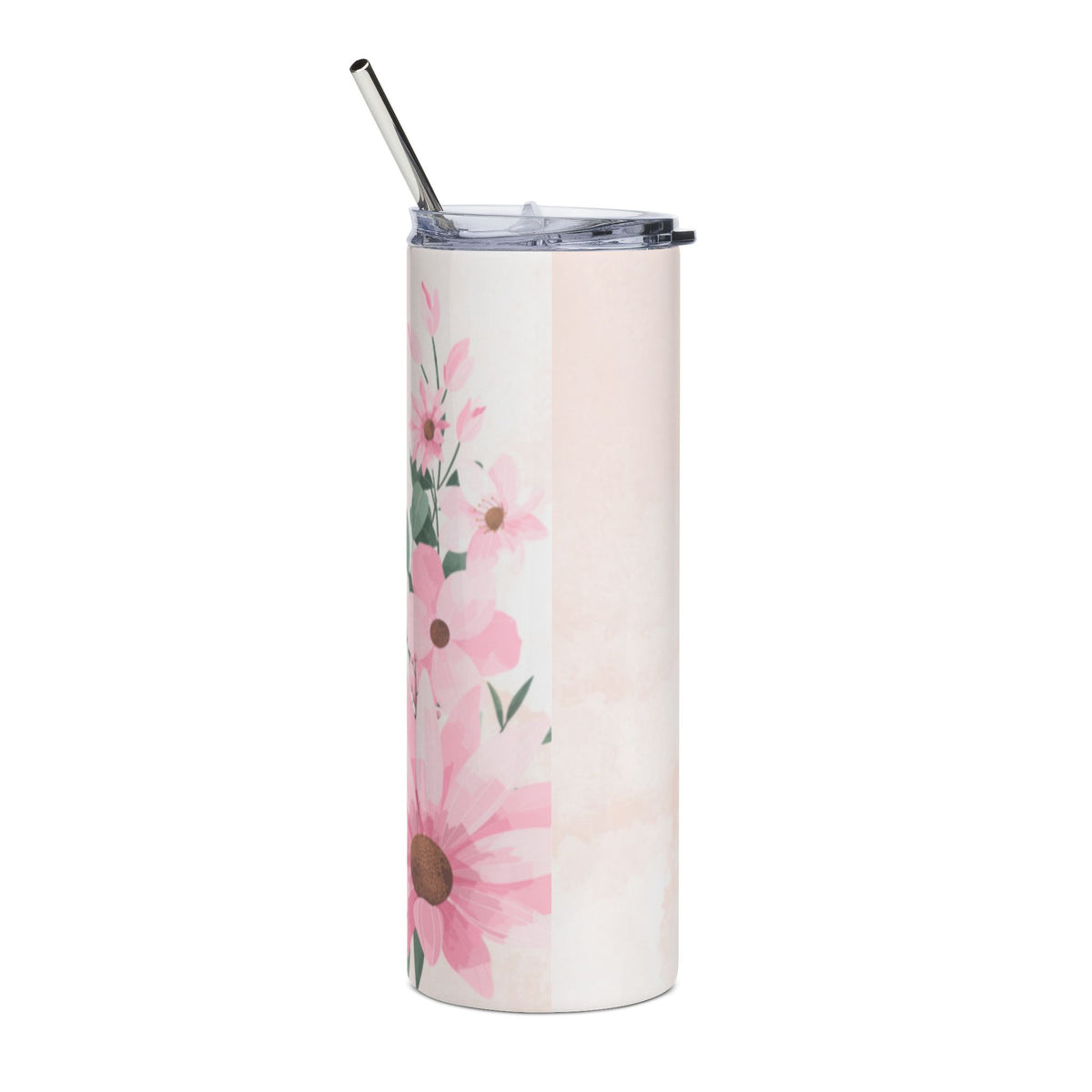 Floral Stainless Steel Tumbler