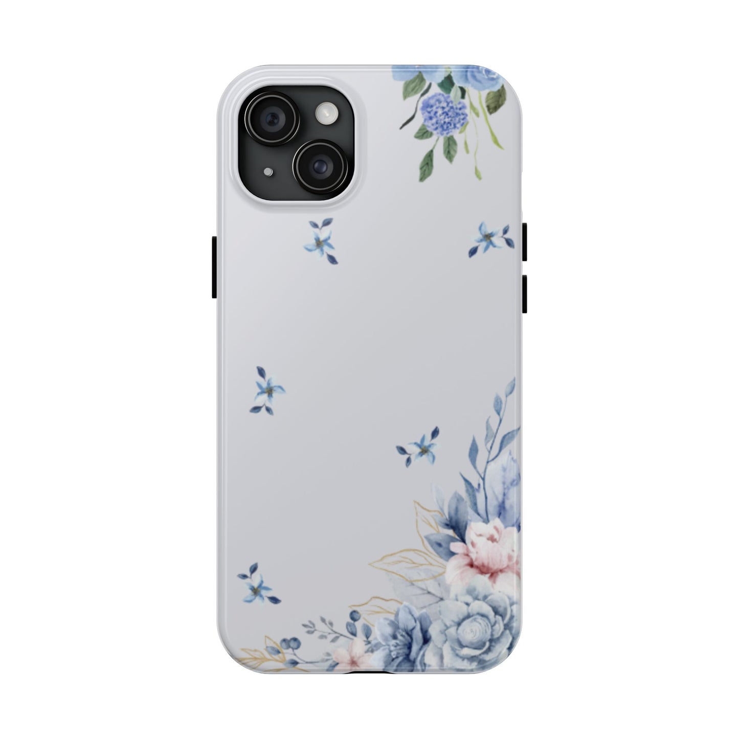 Blue Flowers Tough Phone Case