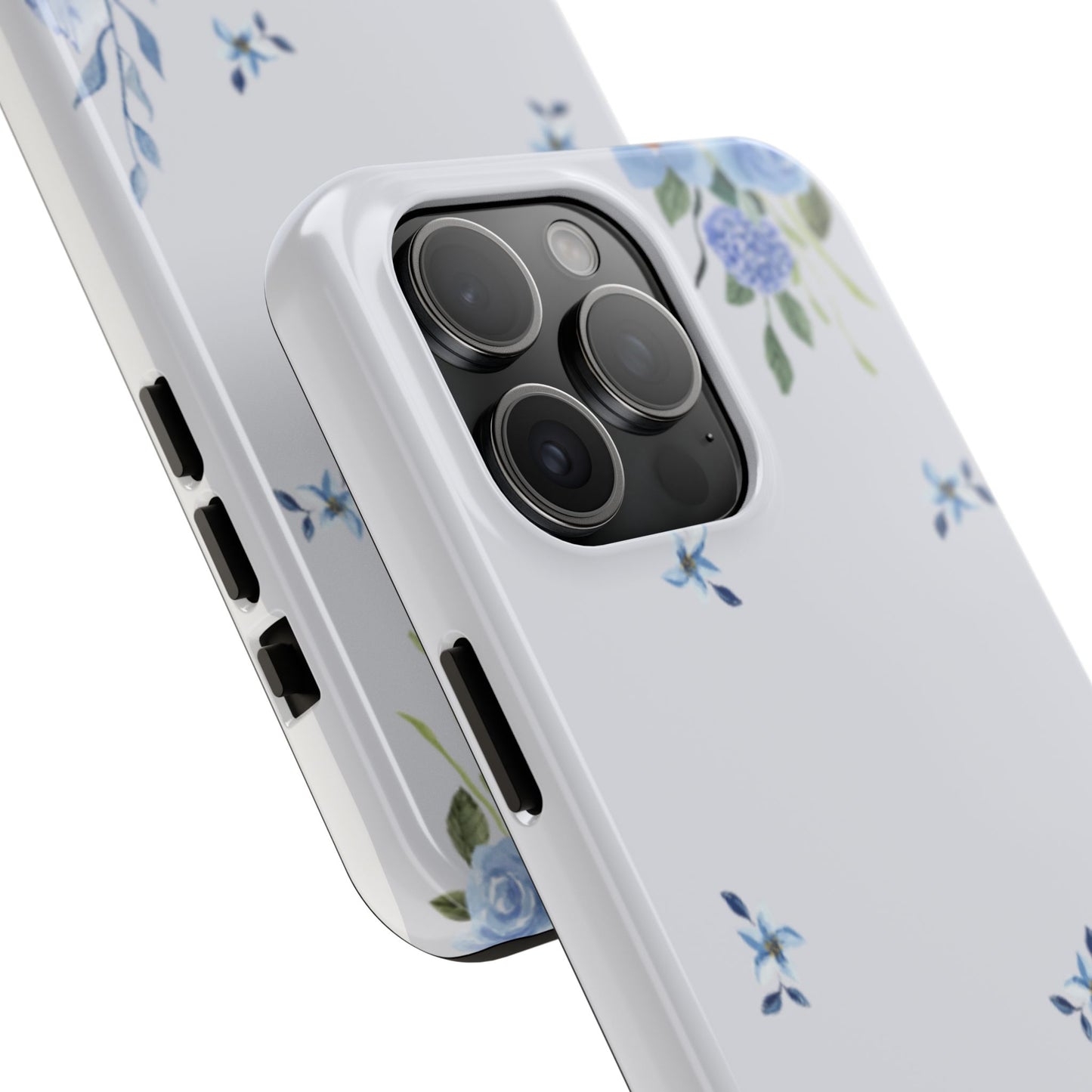 Blue Flowers Tough Phone Case