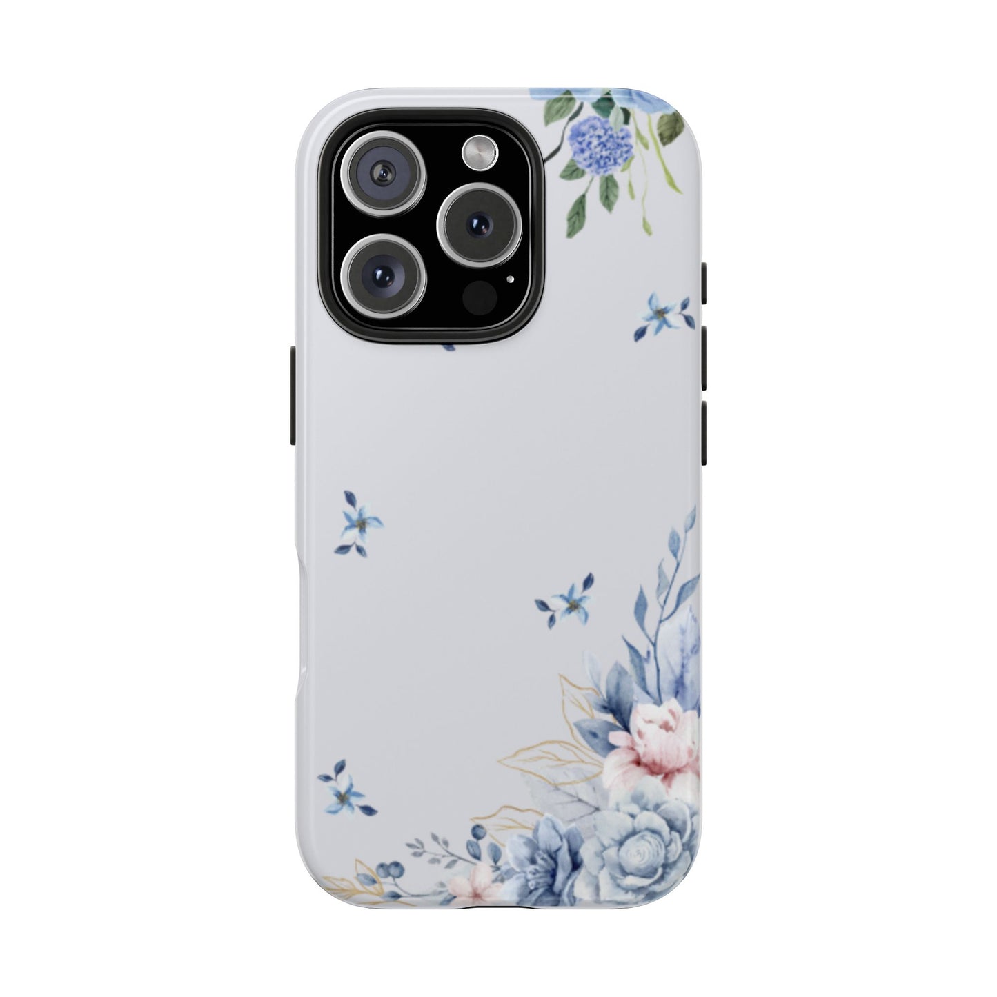 Blue Flowers Tough Phone Case