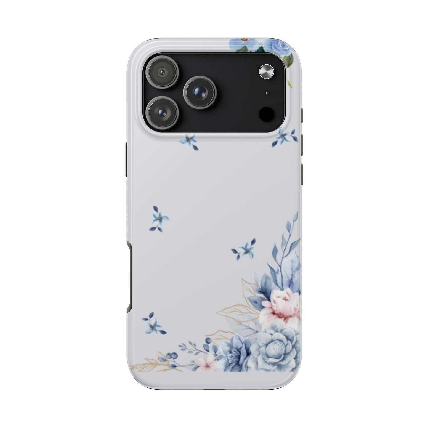 Blue Flowers Tough Phone Case