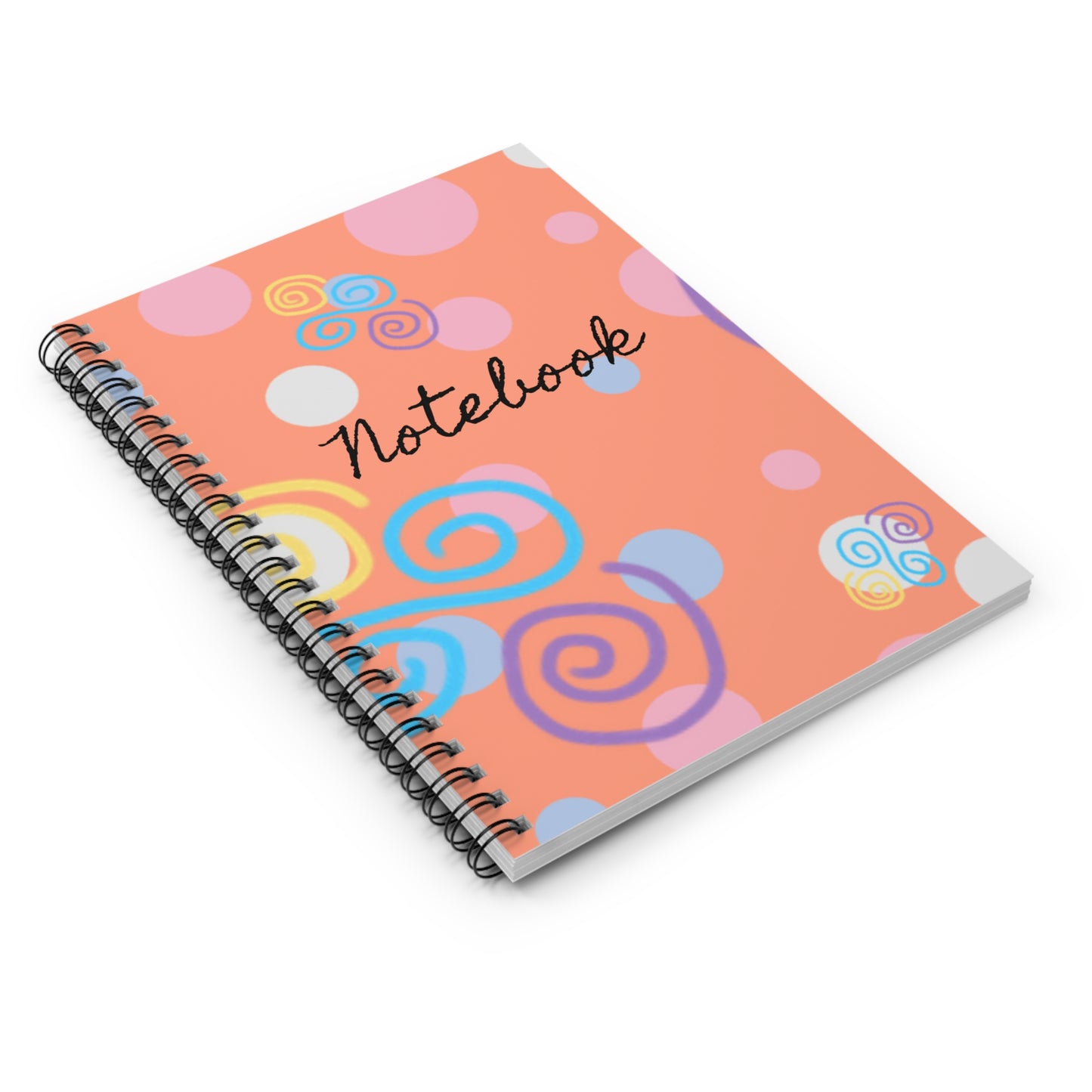 Spiral Notebook — funky Style Ruled Journal