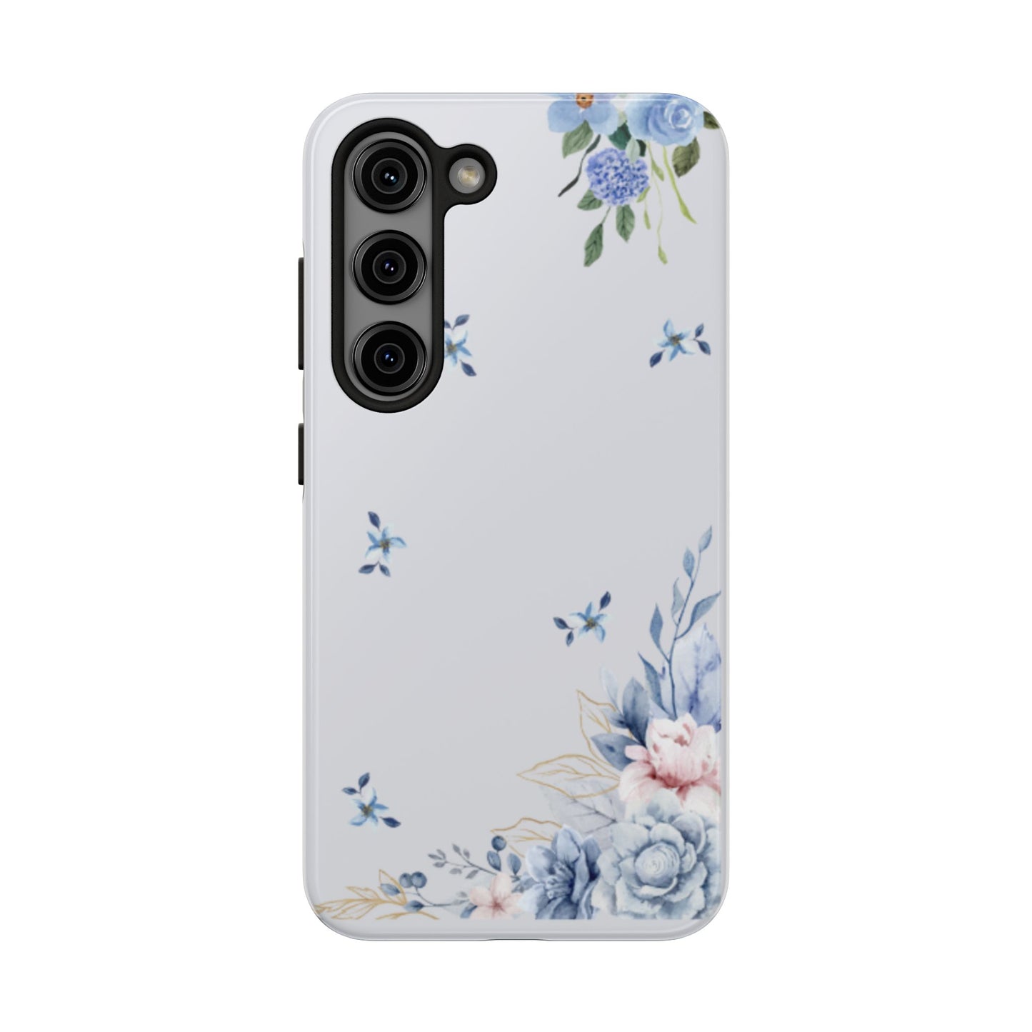 Blue Flowers Tough Phone Case