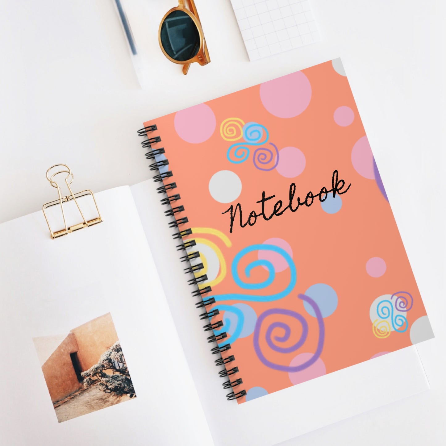 Spiral Notebook — funky Style Ruled Journal