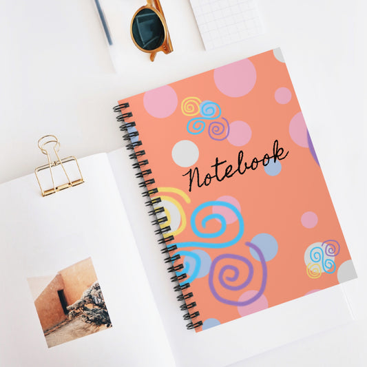 Spiral Notebook — funky Style Ruled Journal