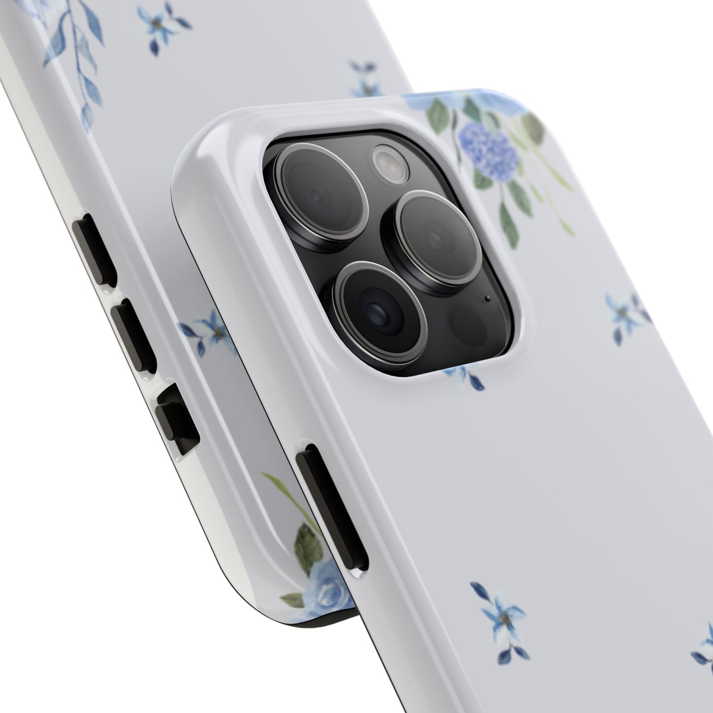 Blue Flowers Tough Phone Case