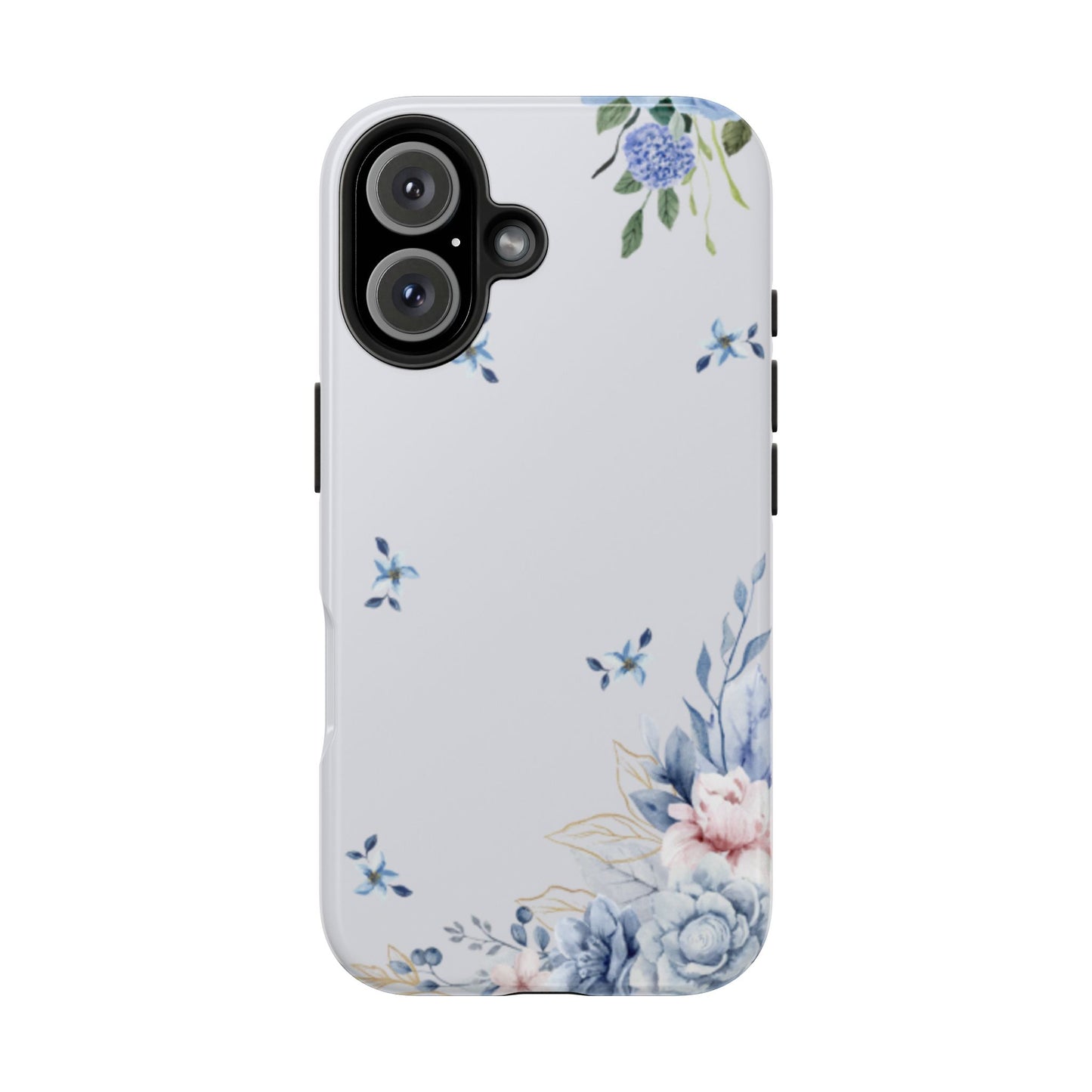 Blue Flowers Tough Phone Case