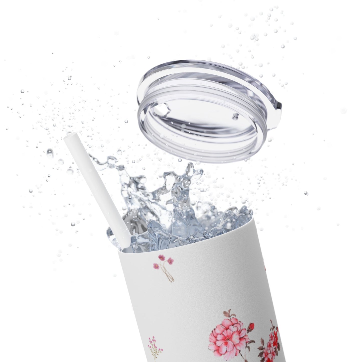 Aries Skinny Tumbler with Straw