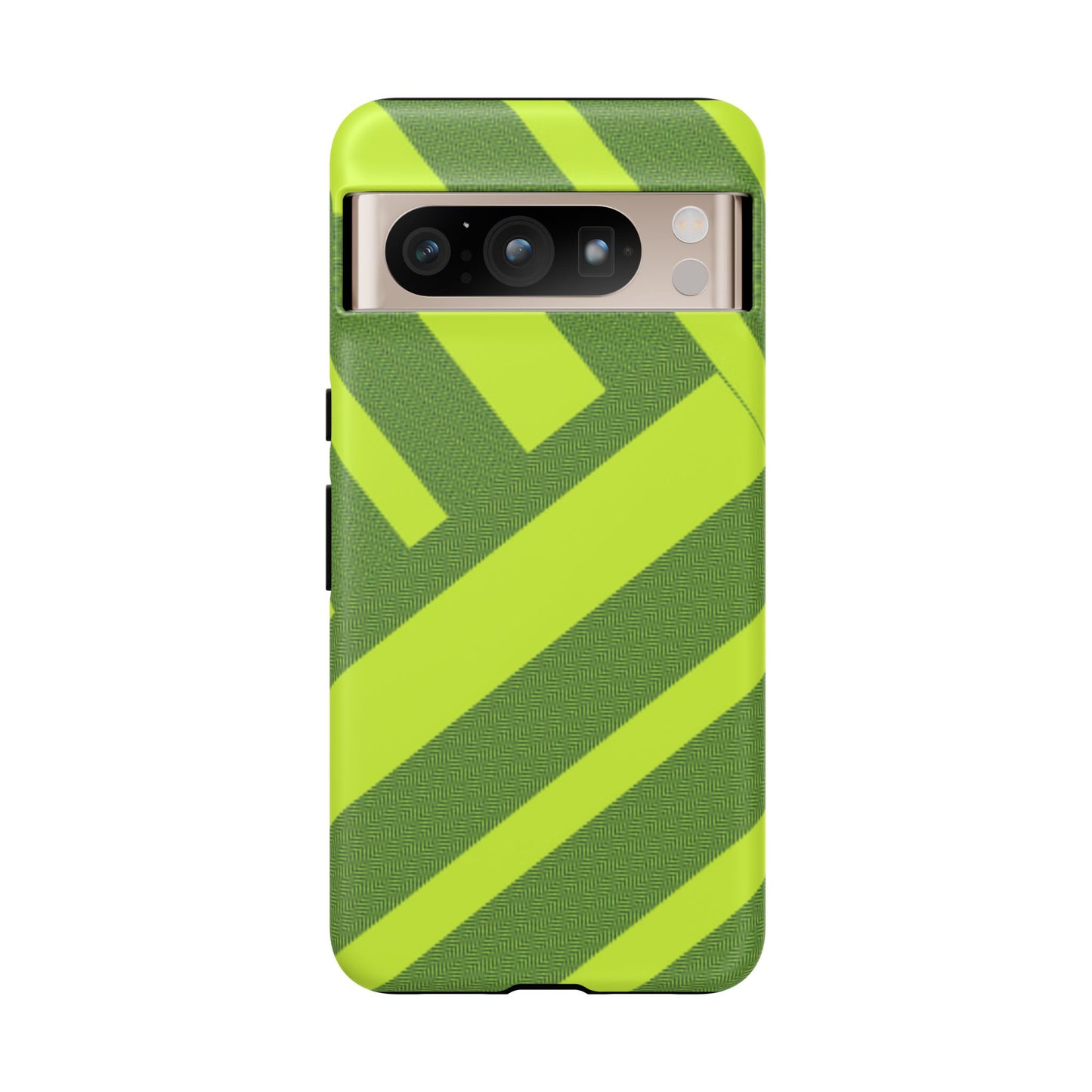 Green Diagonal Stripe Tough Phone Case