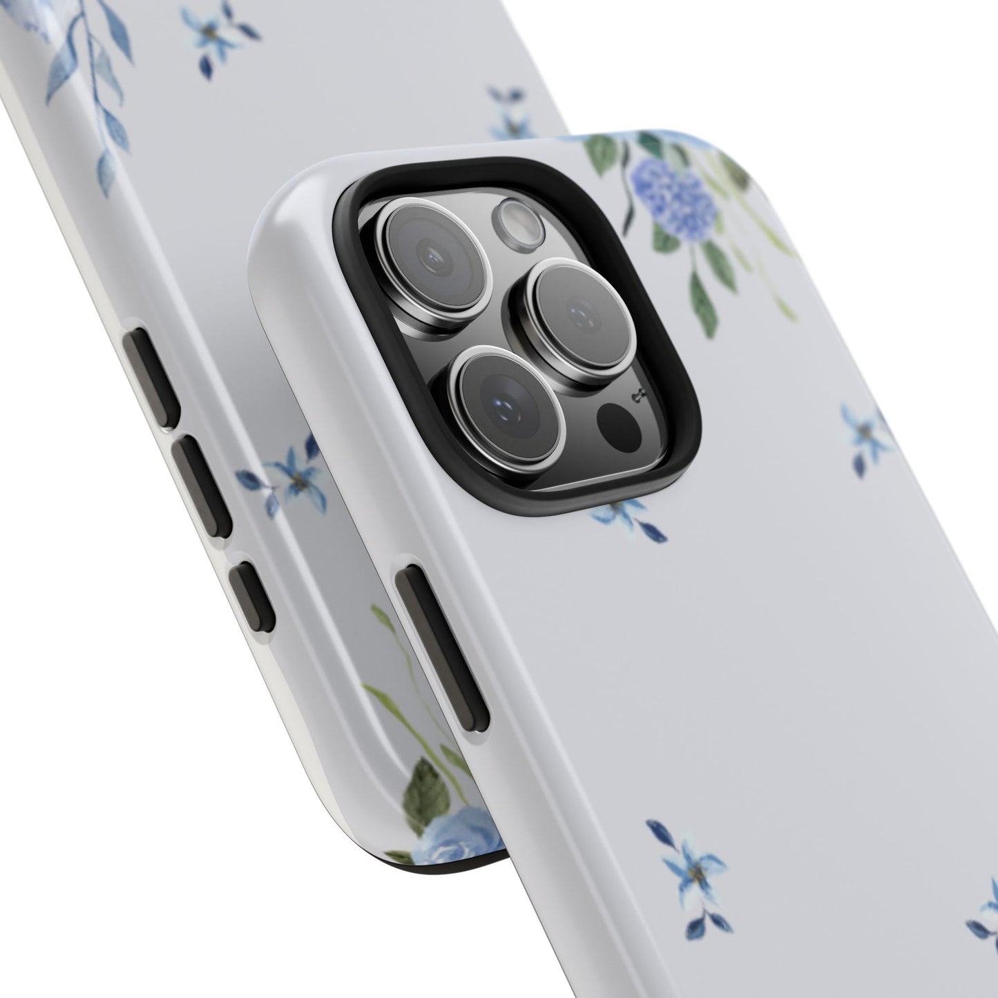 Blue Flowers Tough Phone Case