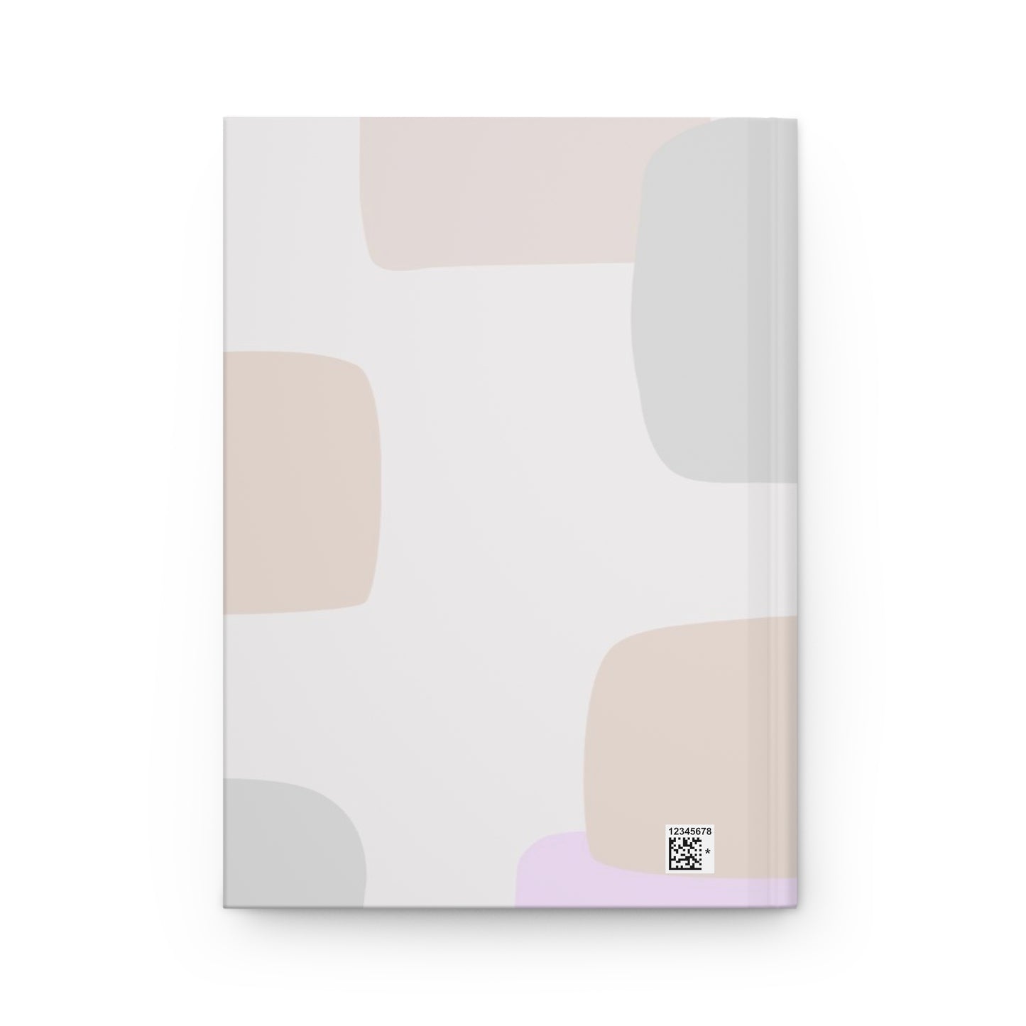 Abstract Pastel Hardcover Journal — Minimalist Soft Color Notebook