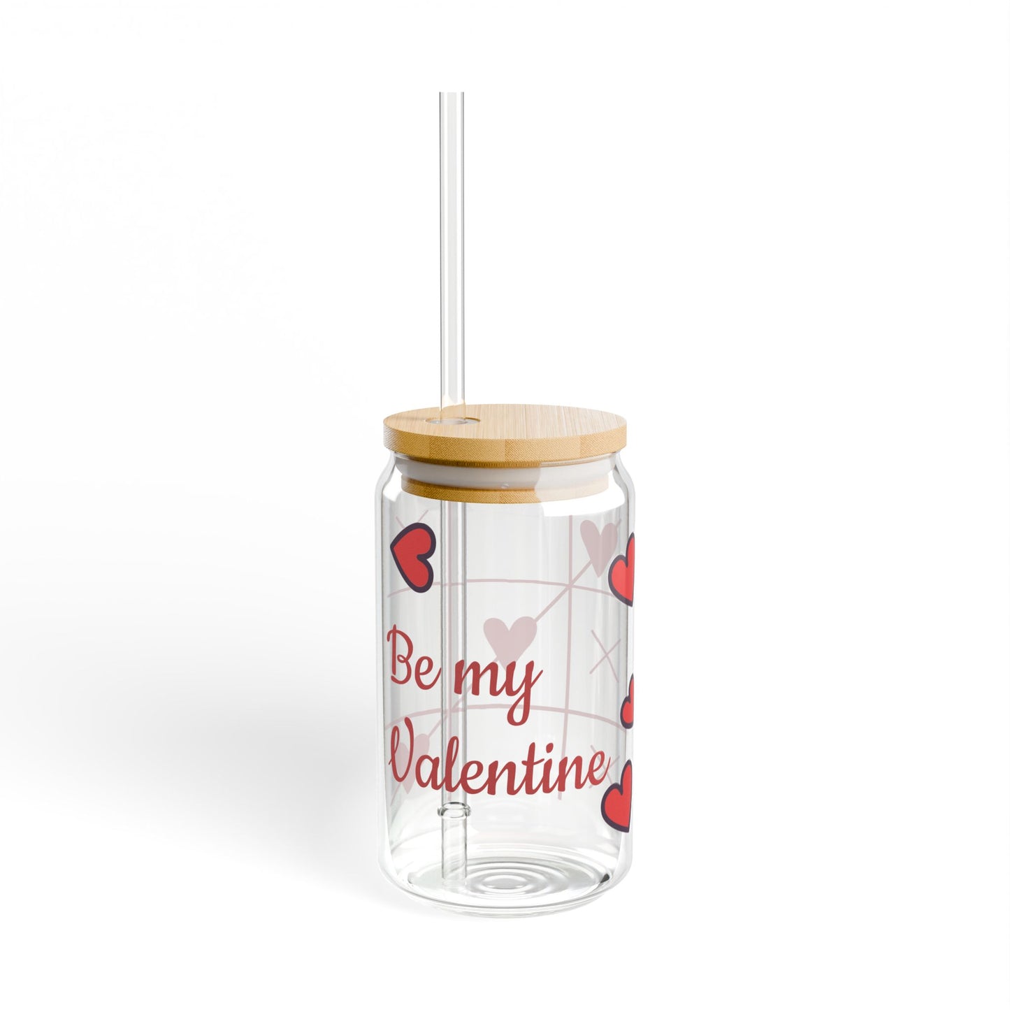 Valentine's Day Sipper Glass, 16oz for Her