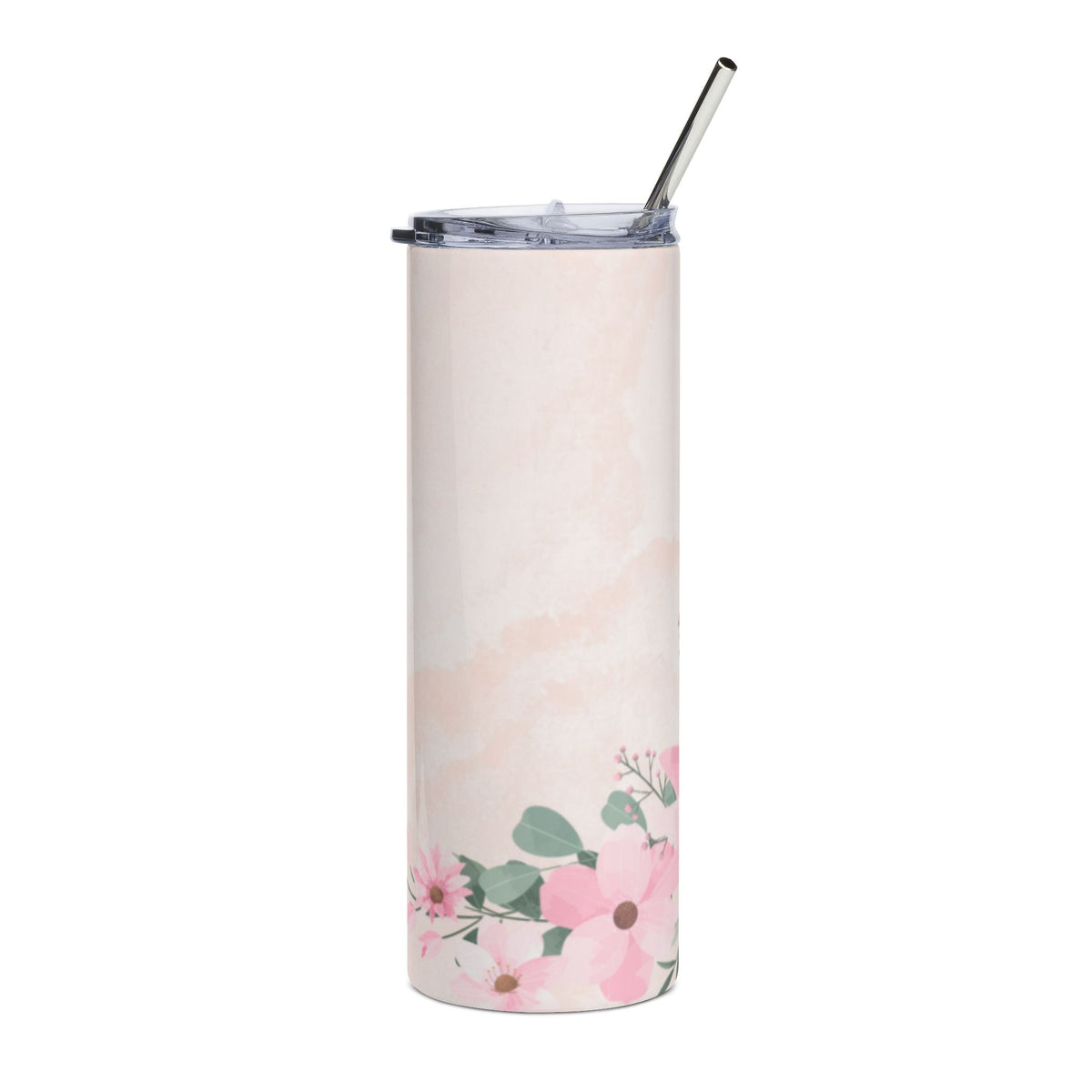 Floral Stainless Steel Tumbler