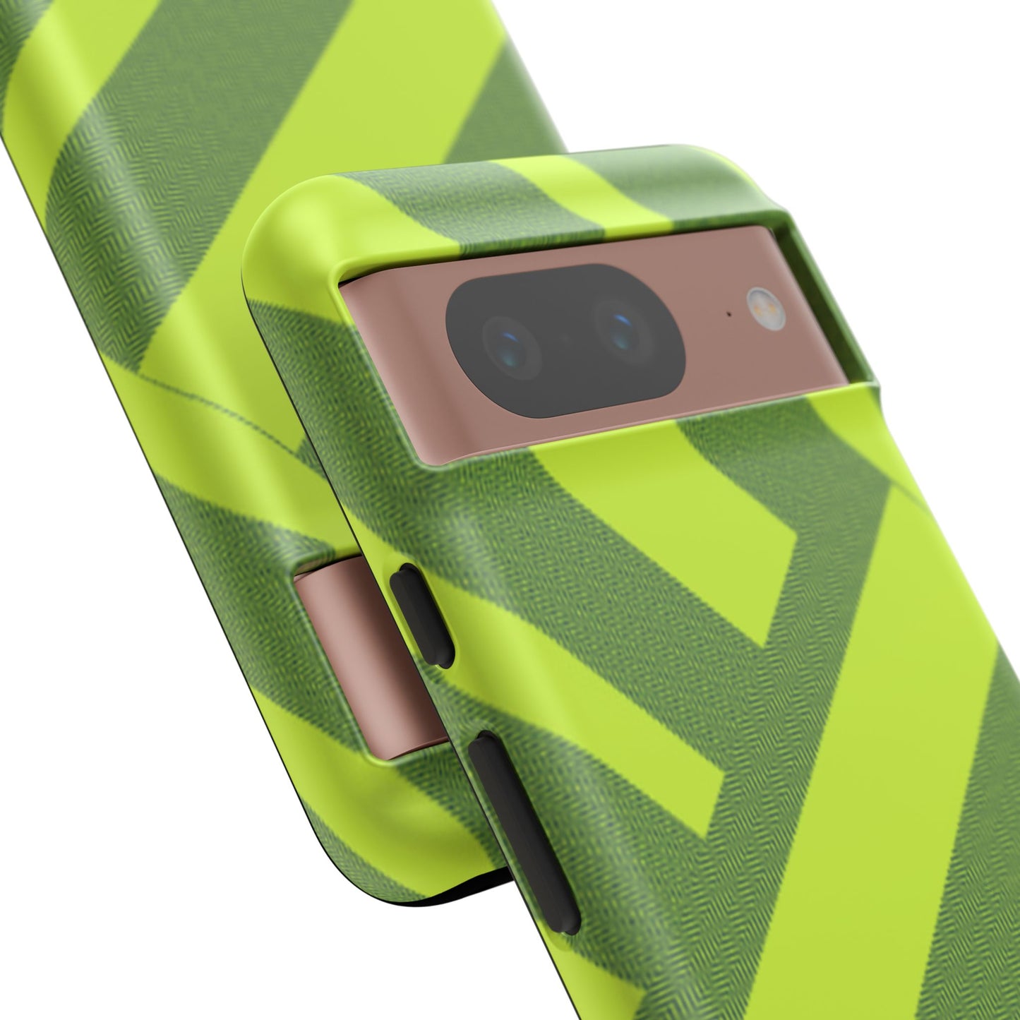 Green Diagonal Stripe Tough Phone Case