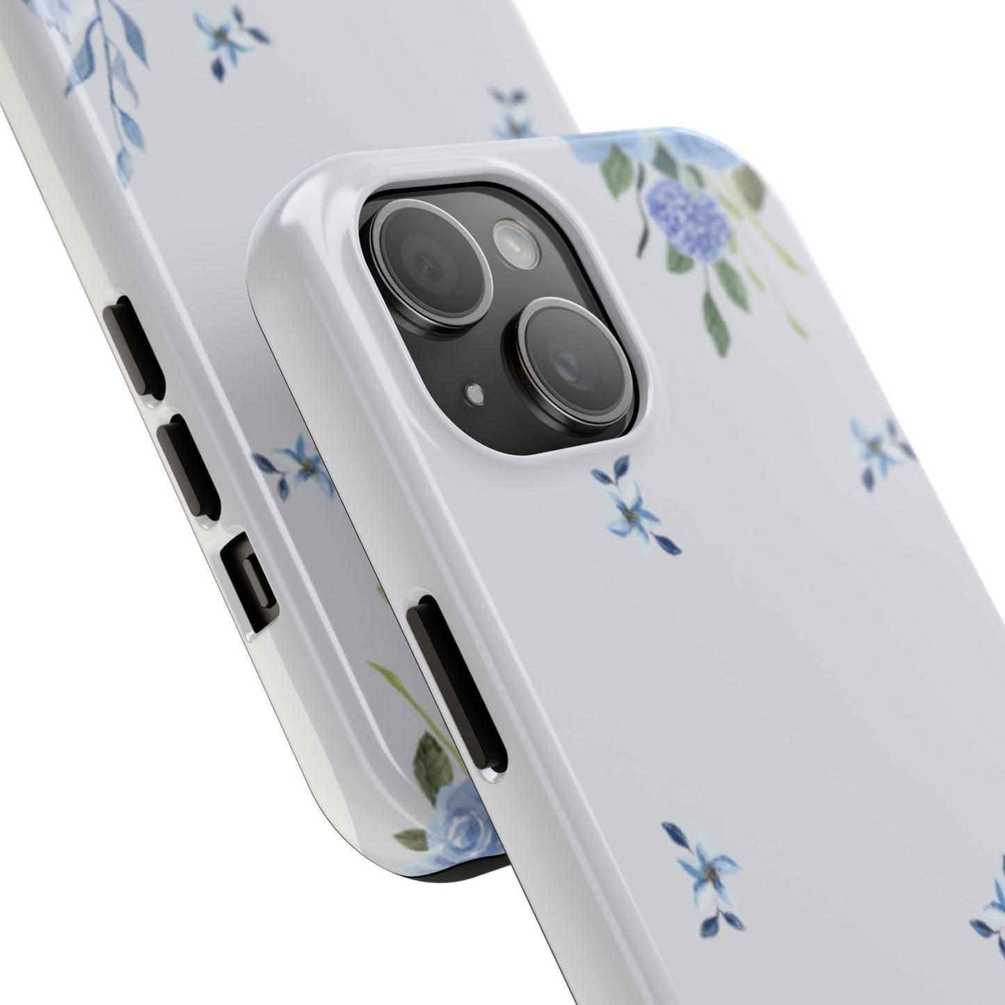 Blue Flowers Tough Phone Case
