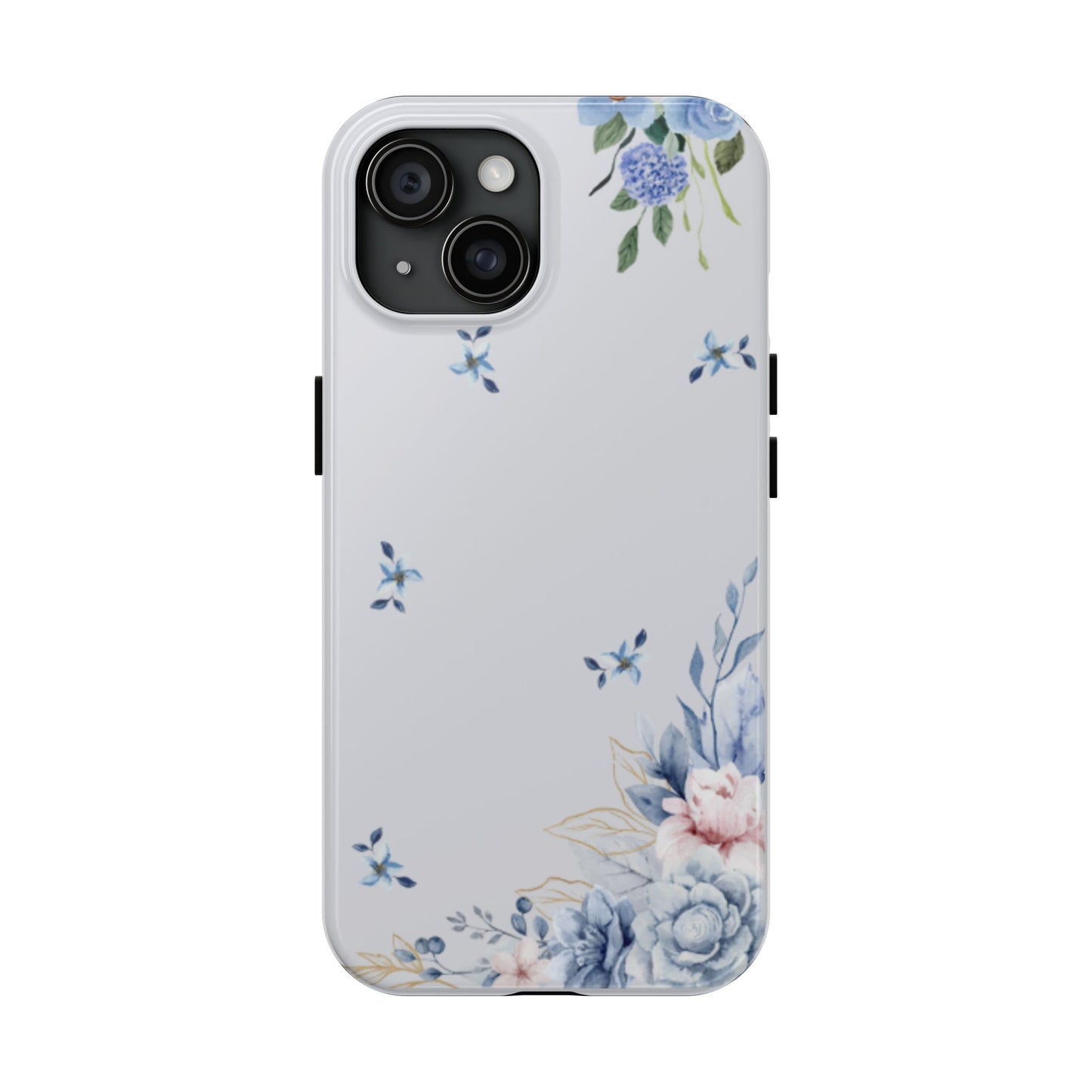 Blue Flowers Tough Phone Case