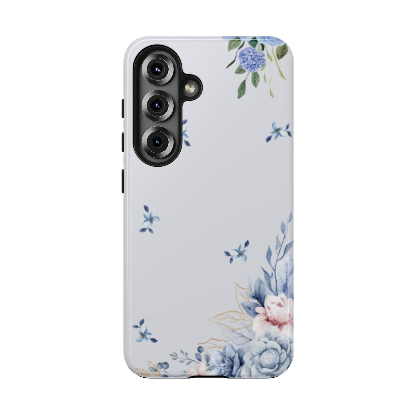 Blue Flowers Tough Phone Case