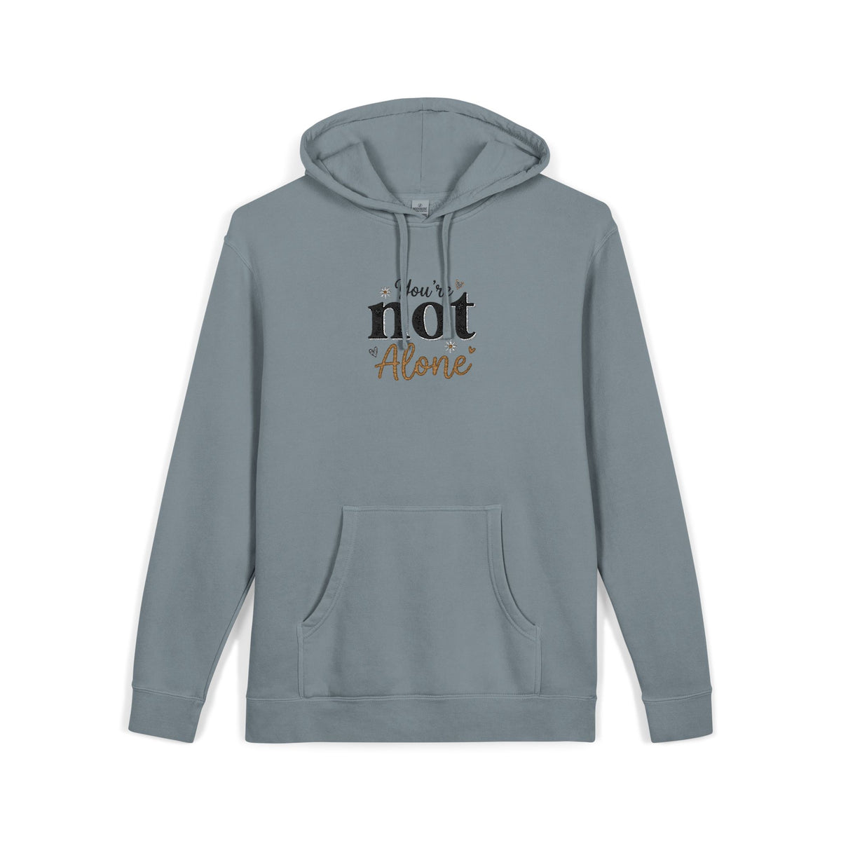 Not Alone Inspirational Faith Hoodie
